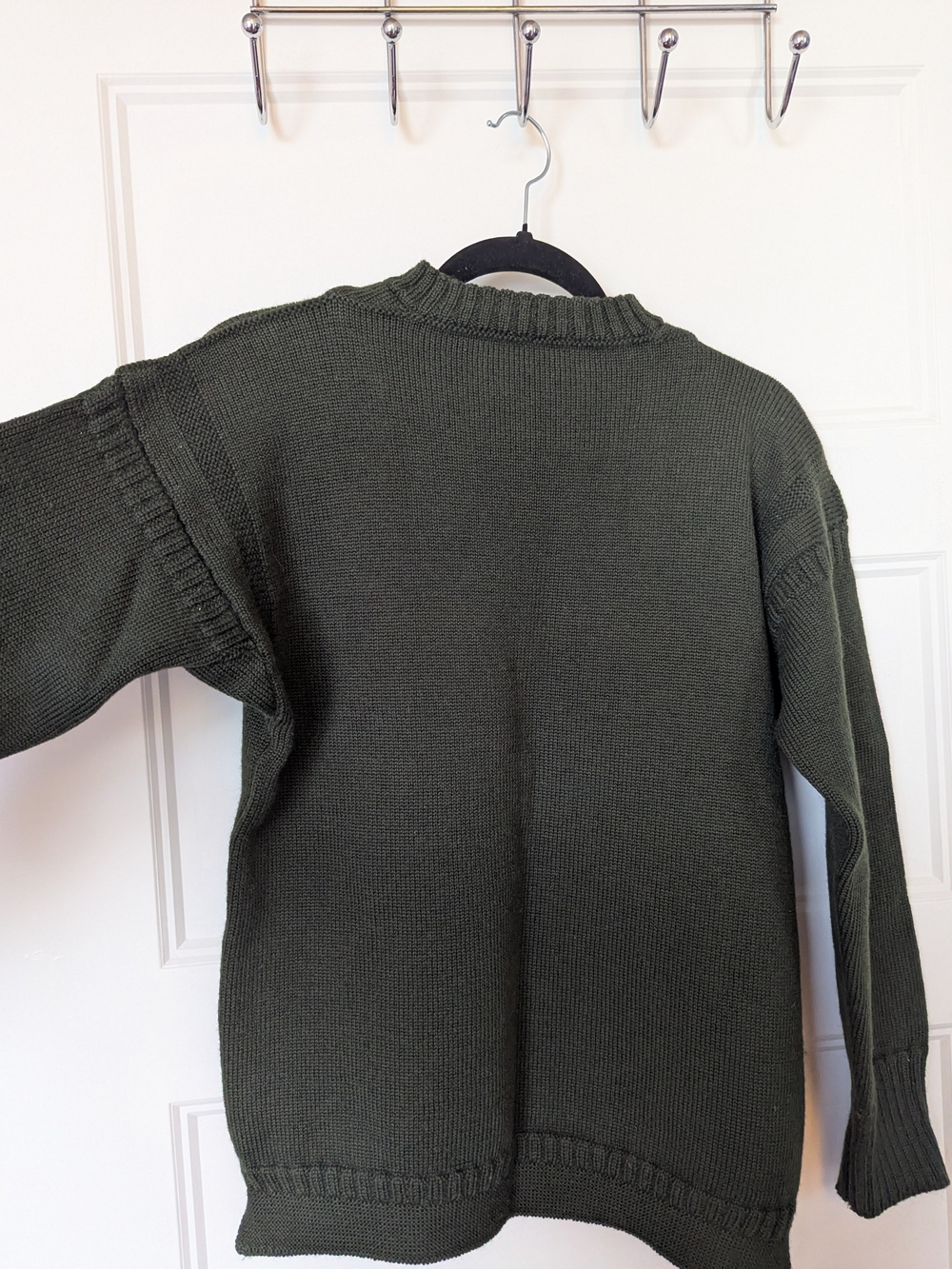Men's Olive Green Knit Sweater